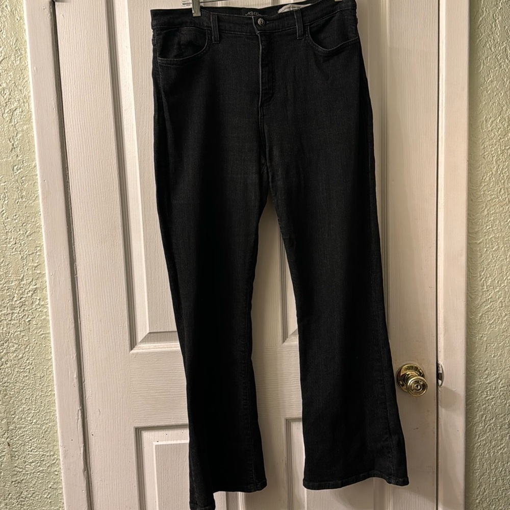 Not Your Daughters Jeans BUNDLE black bootcut only jeans and tummy tuck size 14P
